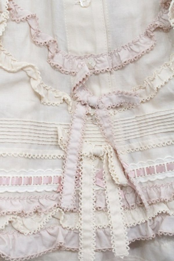 画像5: PINK HOUSE / Berry Rose刺繍入りパッチワークスカート  生成り I-25-10-29-082-LO-SK-SA-ZI (5)