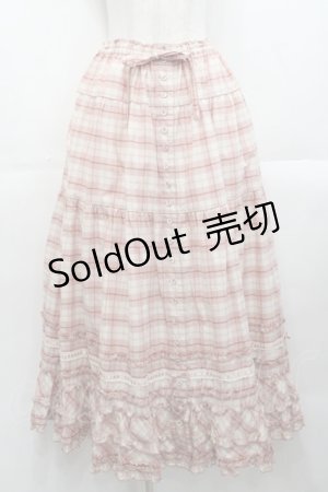 画像: PINK HOUSE / オリジナルチェックスカート  ピンクチェック I-25-10-29-087-LO-SK-SA-ZI