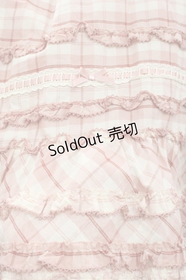 画像3: PINK HOUSE / オリジナルチェックスカート  ピンクチェック I-25-10-29-087-LO-SK-SA-ZI (3)