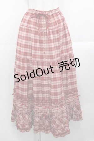 画像: PINK HOUSE / オリジナルチェックスカート  ピンクチェック I-25-10-29-088-LO-SK-SA-ZI