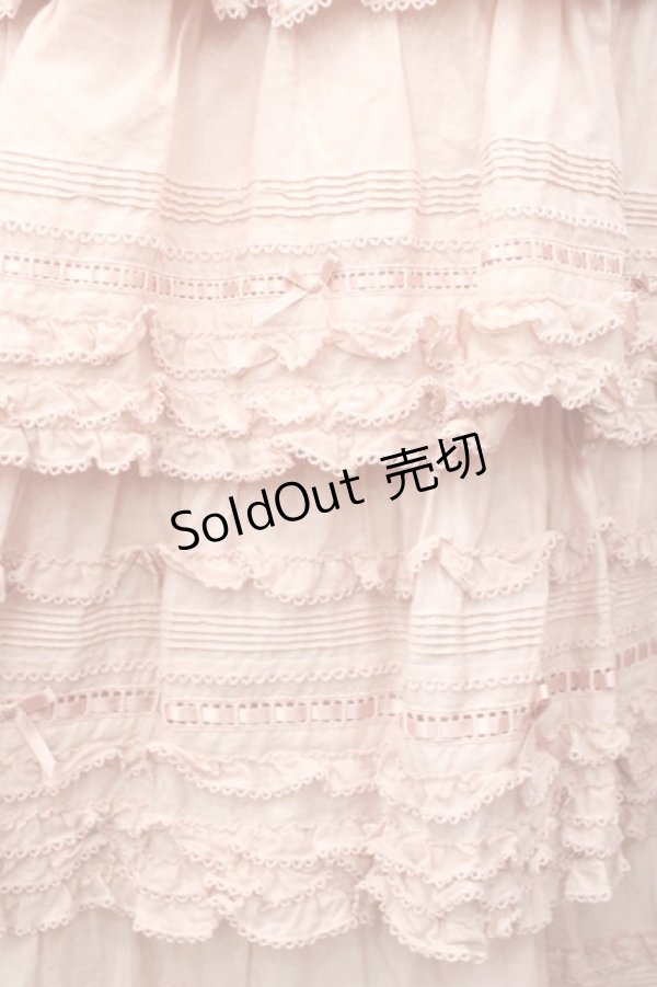 画像3: PINK HOUSE / ローンフリルスカート  ピンク I-25-10-29-091-LO-SK-SA-ZI (3)