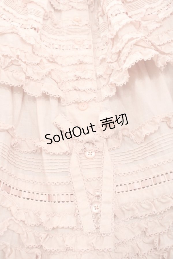 画像4: PINK HOUSE / ローンフリルスカート  ピンク I-25-10-29-091-LO-SK-SA-ZI (4)