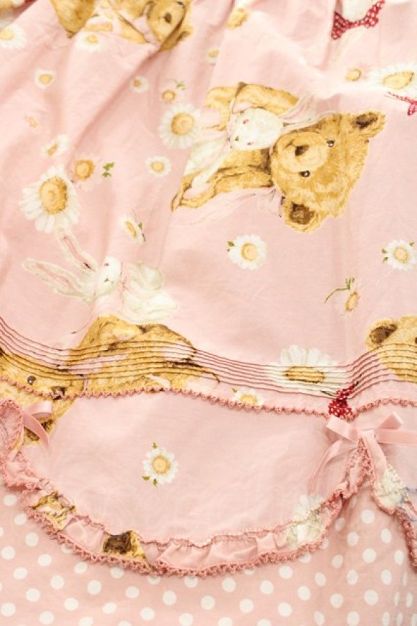 画像3: PINK HOUSE / ひな菊ロンドプリントスカート  ピンク I-25-10-29-092-LO-SK-SA-ZI (3)