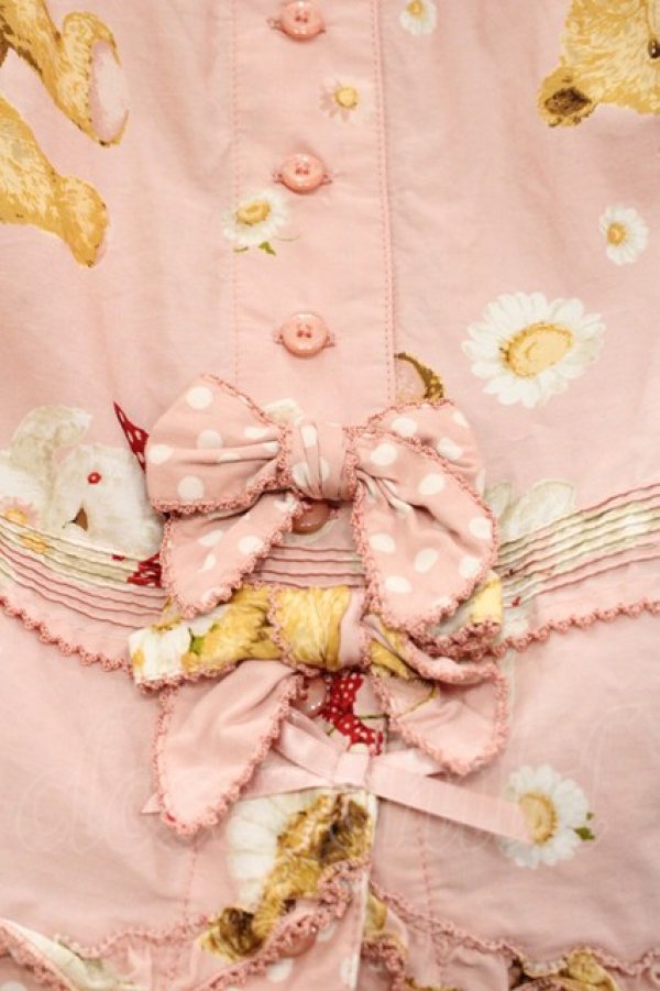 画像4: PINK HOUSE / ひな菊ロンドプリントスカート  ピンク I-25-10-29-092-LO-SK-SA-ZI (4)