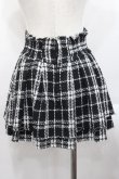 画像2: michellMacaron / 美脚ツイードスカパン  黒Ｘ白 I-25-10-29-095-LO-SK-SA-ZI (2)