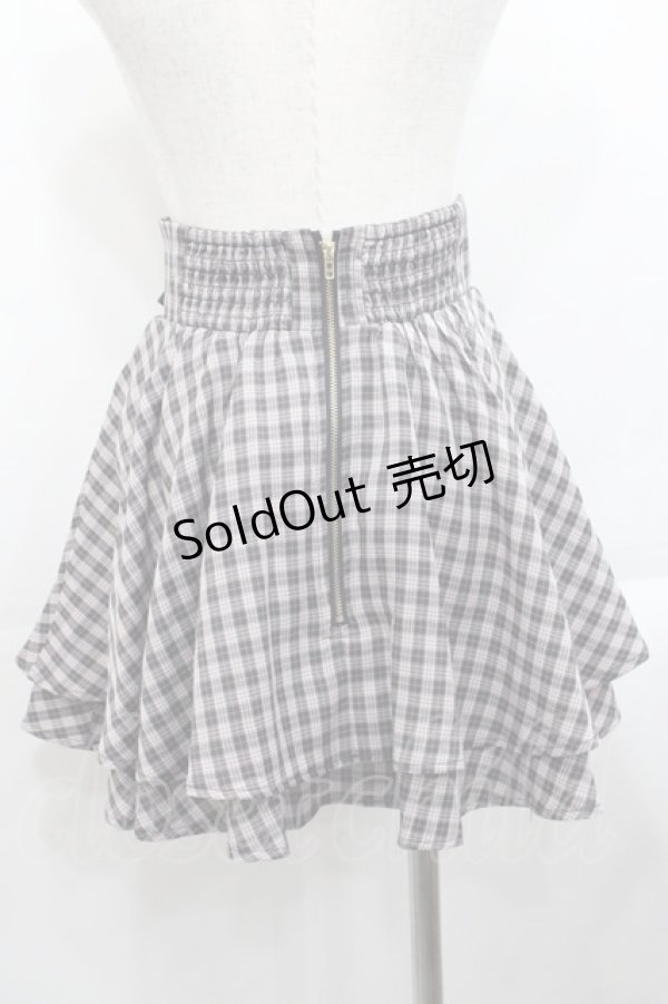 画像2: Rojita / サイドレースアップスカパン  ピンクＸ黒チェック I-25-10-29-096-LO-SK-SA-ZI (2)