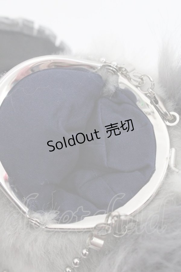 画像3: ALICE and the PIRATES / Captain Chrisがま口バッグ  グレー I-25-10-29-099-PA-BG-SA-ZI (3)