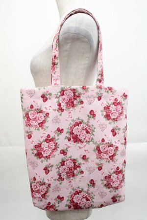 画像: BABY,THE STARS SHINE BRIGHT / シュガーブーケ〜永遠の乙女の憧れ〜トートバッグ  ピンク I-25-10-29-103-BA-BG-SA-ZI