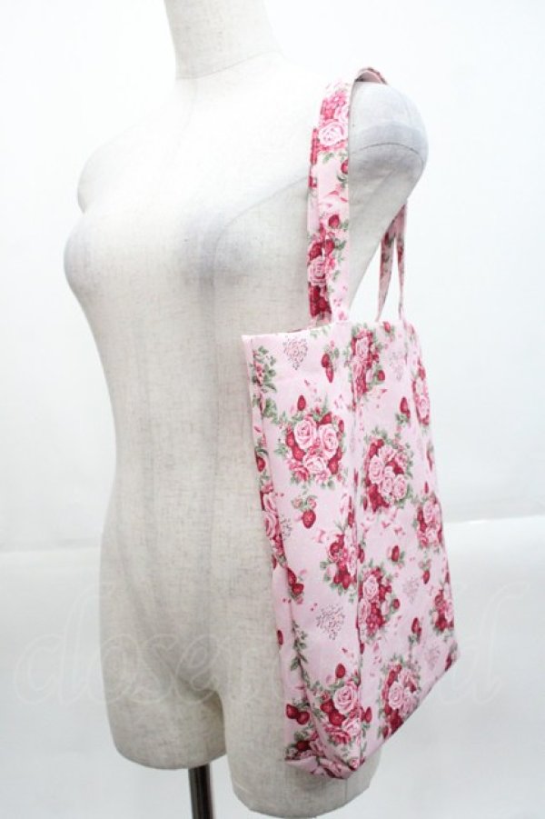 画像2: BABY,THE STARS SHINE BRIGHT / シュガーブーケ〜永遠の乙女の憧れ〜トートバッグ  ピンク I-25-10-29-103-BA-BG-SA-ZI (2)