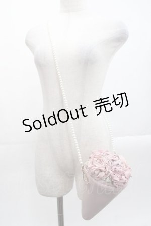 画像: Maison de FLEUR / ブーケショルダーバッグ  ピンク I-25-10-29-106-LO-BG-SA-ZI