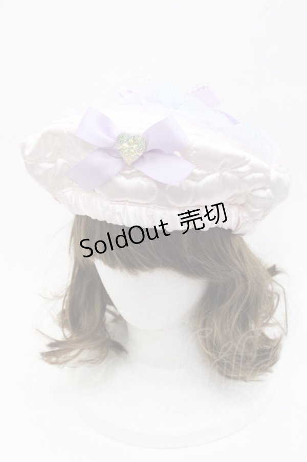 画像1: Nile Perch / ハートレースリボンベレー  ピンクＸブルーＸラベンダー I-25-10-29-107-LO-AC-SA-ZI (1)