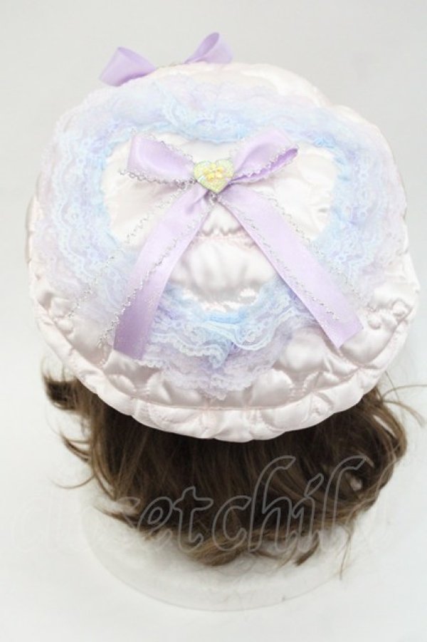 画像3: Nile Perch / ハートレースリボンベレー  ピンクＸブルーＸラベンダー I-25-10-29-107-LO-AC-SA-ZI (3)