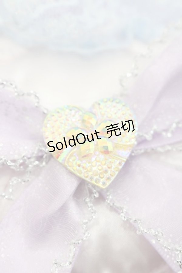 画像4: Nile Perch / ハートレースリボンベレー  ピンクＸブルーＸラベンダー I-25-10-29-107-LO-AC-SA-ZI (4)