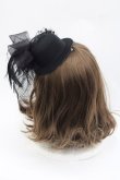 画像3: GOTHPUNKその他(買取対象外) / チュールミニハット  黒 I-25-10-29-109-PU-AC-SA-ZI (3)