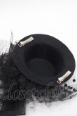 画像5: GOTHPUNKその他(買取対象外) / チュールミニハット  黒 I-25-10-29-109-PU-AC-SA-ZI (5)