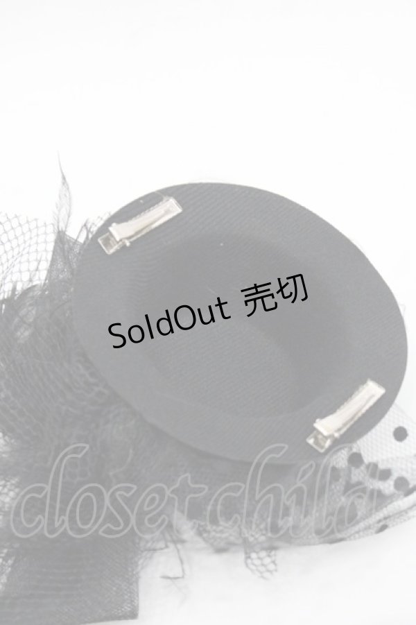 画像5: GOTHPUNKその他(買取対象外) / チュールミニハット  黒 I-25-10-29-109-PU-AC-SA-ZI (5)