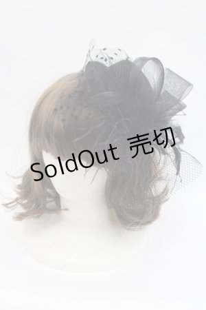 画像: GOTHPUNKその他(買取対象外) / チュールミニハット  黒 I-25-10-29-110-PU-AC-SA-ZI