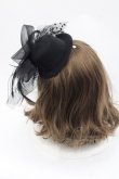 画像3: GOTHPUNKその他(買取対象外) / チュールミニハット  黒 I-25-10-29-110-PU-AC-SA-ZI (3)
