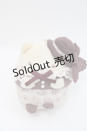 画像: Maison de FLEUR / すみっコぐらし バッグチャーム  Ivory（ねこ） I-25-10-29-112-LO-ZA-SA-ZI