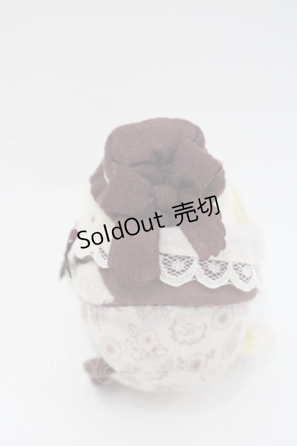 画像2: Maison de FLEUR / すみっコぐらし バッグチャーム  Ivory（ねこ） I-25-10-29-112-LO-ZA-SA-ZI (2)