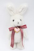 画像1: PINK HOUSE / クッキーラビッツぬいぐるみコサージュ  白 I-25-10-29-113-LO-ZA-SA-ZI (1)