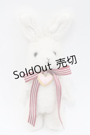 画像: PINK HOUSE / クッキーラビッツぬいぐるみコサージュ  白 I-25-10-29-113-LO-ZA-SA-ZI