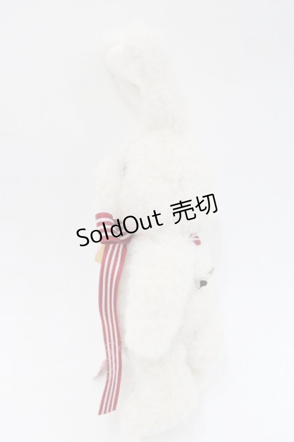 画像2: PINK HOUSE / クッキーラビッツぬいぐるみコサージュ  白 I-25-10-29-113-LO-ZA-SA-ZI (2)