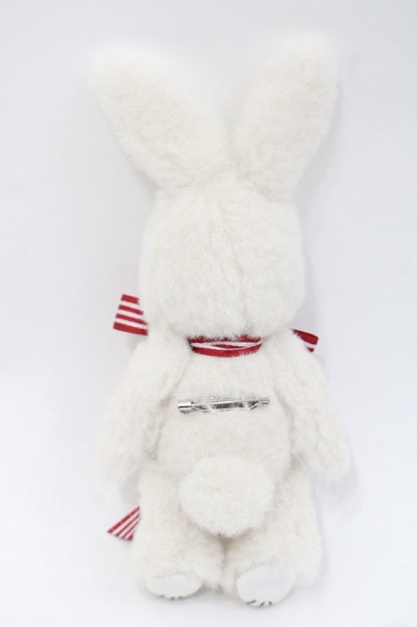 画像3: PINK HOUSE / クッキーラビッツぬいぐるみコサージュ  白 I-25-10-29-113-LO-ZA-SA-ZI (3)