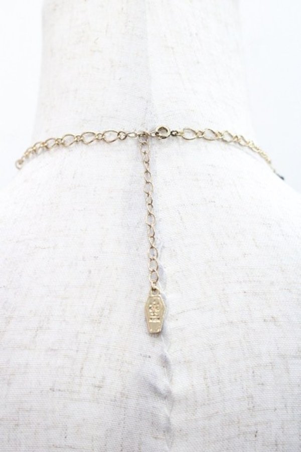 画像4: Moi-meme-Moitie / アンティークローズネックレス  ゴールドＸ黒 I-25-10-29-115-MO-AC-SA-ZI (4)