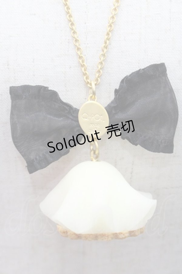 画像3: Q-pot. / イチゴおばケーキネックレス  白Ｘ赤Ｘ黒 I-25-10-29-116-QP-AC-SA-ZI (3)