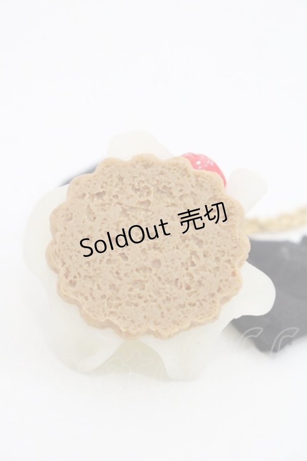 画像6: Q-pot. / イチゴおばケーキネックレス  白Ｘ赤Ｘ黒 I-25-10-29-116-QP-AC-SA-ZI (6)