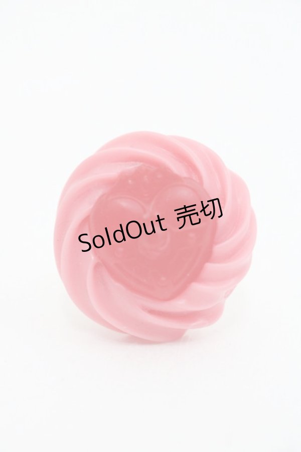 画像2: Q-pot. / セーラームーンメイクアップホイップリング  ピンク I-25-10-29-121-QP-AC-SA-ZI (2)