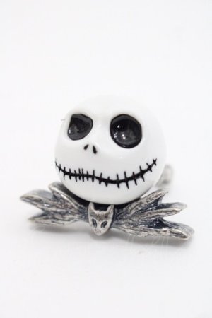 画像: Q-pot. / ジャック・スケリントン/リング 約10号 シルバー I-25-10-29-122-QP-AC-SA-ZI