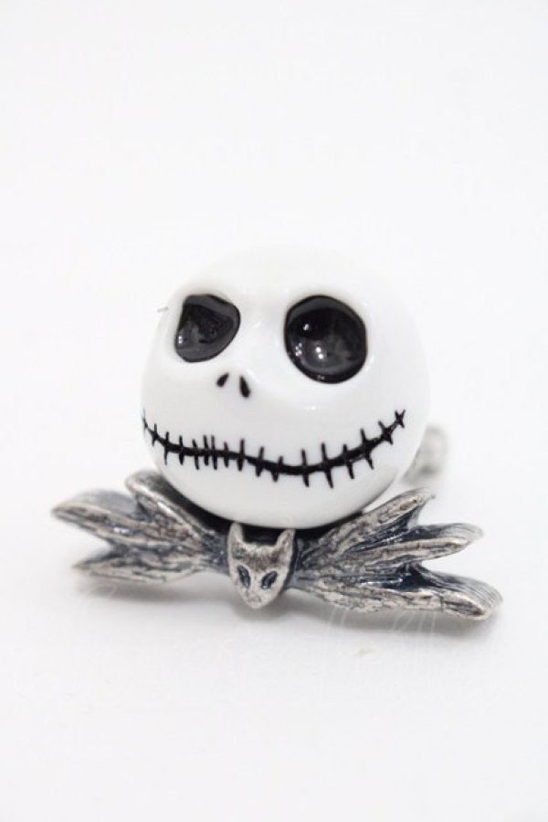 画像1: Q-pot. / ジャック・スケリントン/リング 約10号 シルバー I-25-10-29-122-QP-AC-SA-ZI (1)