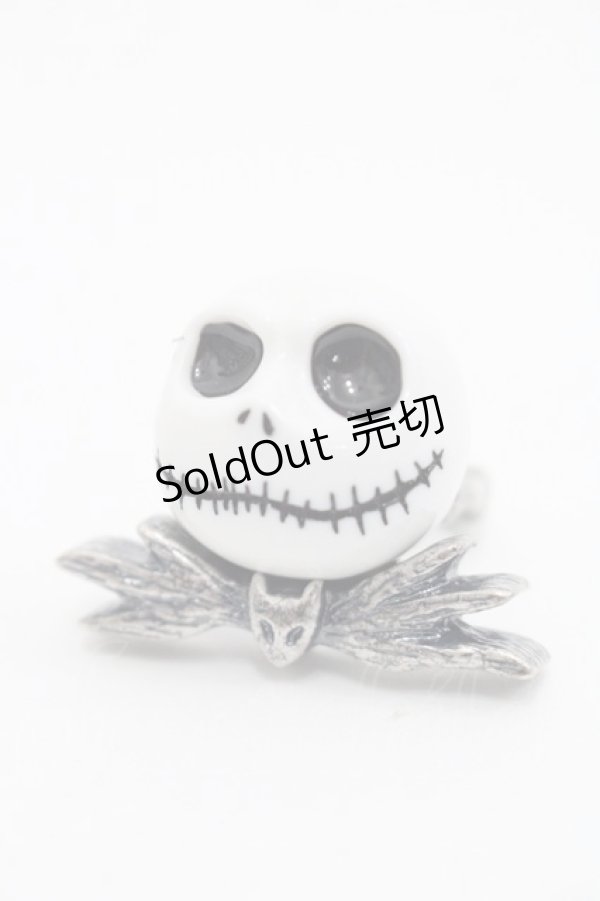 画像1: Q-pot. / ジャック・スケリントン/リング 約10号 シルバー I-25-10-29-122-QP-AC-SA-ZI (1)