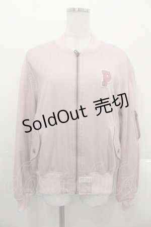 画像: PINK HOUSE / ホワイトローズ刺繍ブルゾン  ピンク I-25-10-29-023-LO-JA-SA-ZI