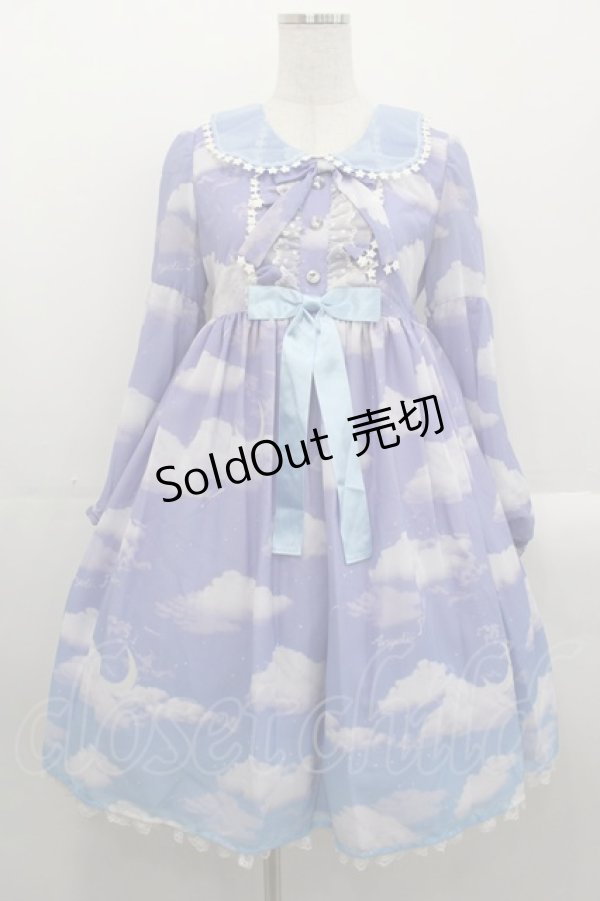 画像1: Angelic Pretty / Misty Sky Brilliant ColorワンピースSet  Aqua Symphony I-25-10-29-025-AP-OP-SA-ZI (1)