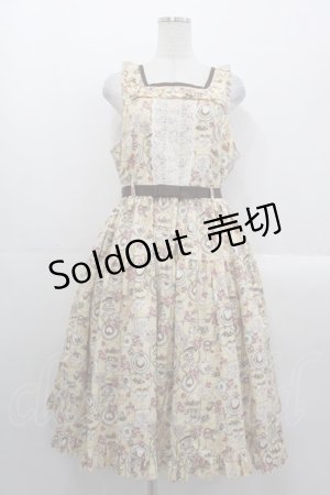 画像: heavenly garden / アフタヌーンティージャンパースカート  アイボリー I-25-10-29-030-LO-OP-SA-ZI