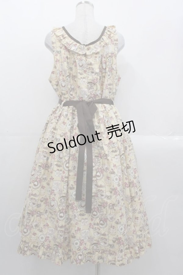 画像2: heavenly garden / アフタヌーンティージャンパースカート  アイボリー I-25-10-29-030-LO-OP-SA-ZI (2)