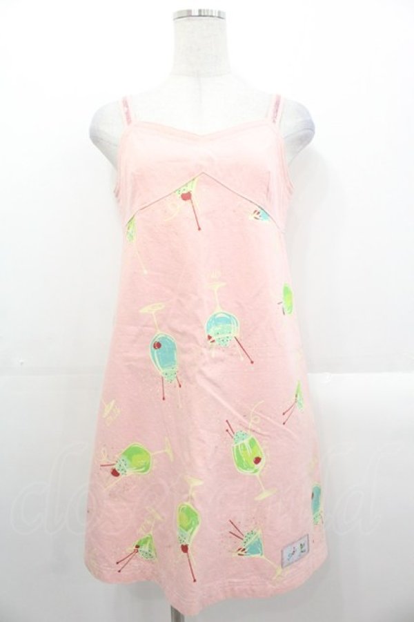 画像1: MILK / Baby Sodaキャミワンピース  ピンク I-25-10-29-041-ML-OP-SA-ZI (1)