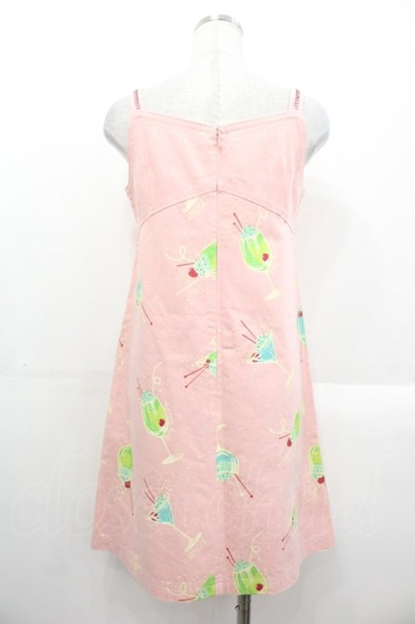 画像2: MILK / Baby Sodaキャミワンピース  ピンク I-25-10-29-041-ML-OP-SA-ZI (2)