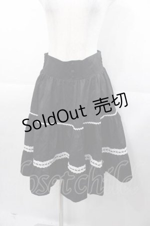 画像: Eri Aino's Collection / シャーロットの水曜日スカート M 黒Ｘ白 I-25-11-04-059-LO-SK-SA-ZI