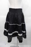 画像2: Eri Aino's Collection / シャーロットの水曜日スカート M 黒Ｘ白 I-25-11-04-059-LO-SK-SA-ZI (2)