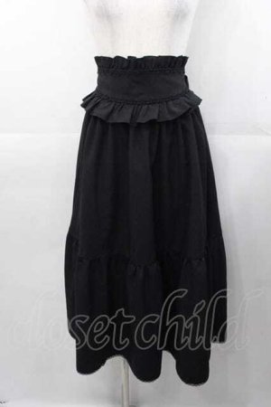 画像: MIHO MATSUDA / 切替スカート  黒 I-25-11-04-064-GO-SK-SA-ZI