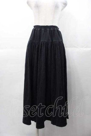 画像: INGEBORG / カットソースカート  ブラック I-25-11-04-066-LO-SK-SA-ZI