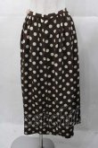 画像1: PINK HOUSE / ポルカドットスカート  ブラウン I-25-11-04-072-LO-SK-SA-ZI (1)