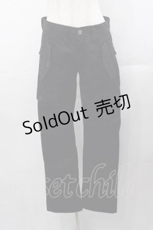 画像: SEXY DYNAMITE LONDON / サイドポケットパンツ  黒 I-25-11-04-078-PU-PA-SA-ZI