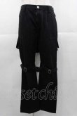画像1: HELL CAT PUNKS / ボンテージパンツ  黒 I-25-11-04-081-PU-PA-SA-ZI (1)