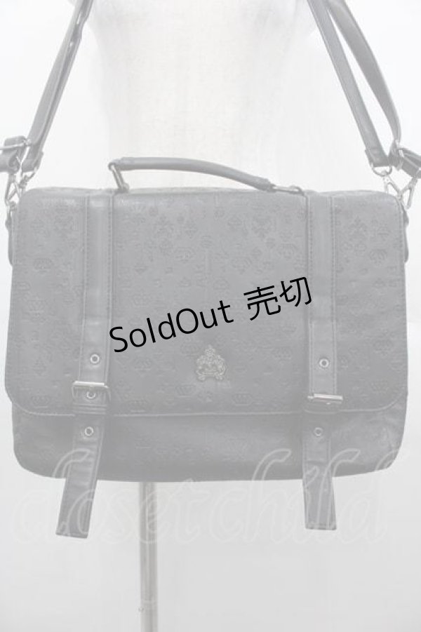 画像2: MIHO MATSUDA / 鍵スクール3Wayバッグ  ブラック I-25-11-04-088-GO-BG-SA-ZI (2)