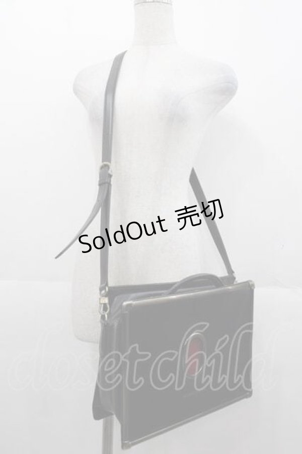 画像1: Jean Paul GAULTIER / ルビーアイショルダーバッグ  ブラック I-25-11-04-089-GO-BG-SA-ZI (1)